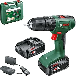 Bosch Cordless Combi Drill EasyImpact 18V-40 (2 Batteries 2.0 Ah, 18 Volt System, in Carrying Case)