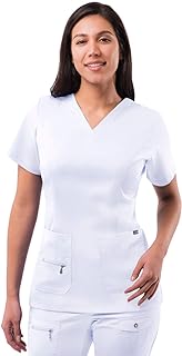 Adar Pro Scrubs for Women - Elevated V-Neck Scrub Top