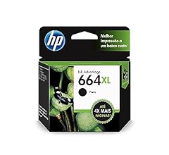 Cartucho HP 664XL preto Original (F6V31AB) Para HP Deskjet 2136, 2676, 3776, 5076, 5276