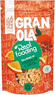 LA NEWYORKINA Granola Real Fooding | Deliciosa Granola Horneada con Aceite de Oliva Virgen Extra y Pasta de Dátil | Avena,...