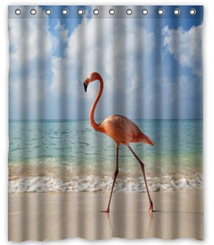 Flamingo shower curtains