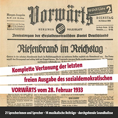 Vorwärts: Riesenbrand im Reichstag Audiolibro Por N.N. arte de portada