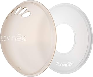 Suavinex, Set de 2 Conchas Recolectoras (para Recoger las Pérdidas de Leche) + 2 Conchas Protectoras (para Evitar el Roce ...