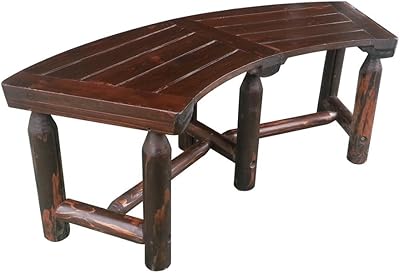 Leigh Country Char-Log Curved Bench