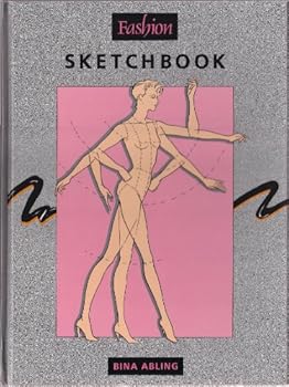 Paperback Fashion Sketchbook Book