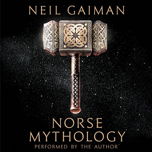 Norse Mythology Audiolibro Por Neil Gaiman arte de portada