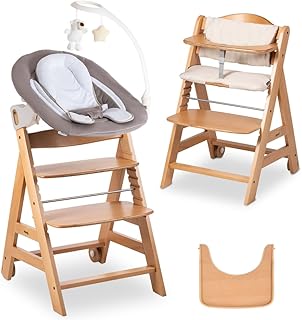 hauck Trona Beta Newborn Deluxe Set de Trona Evolutiva Bebe apta desde el Nacimiento, Tronas de Bebe Evolutiva con Hamaca,...