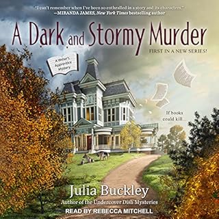 A Dark and Stormy Murder Audiolibro Por Julia Buckley arte de portada