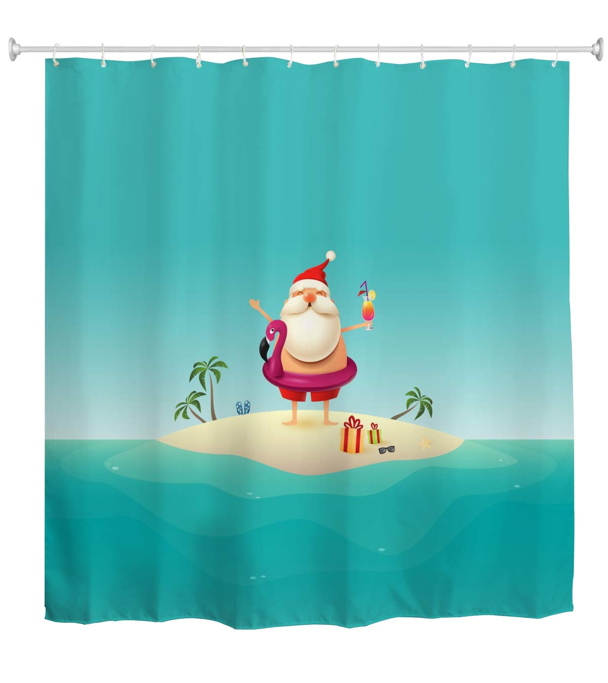 Flamingo shower curtains