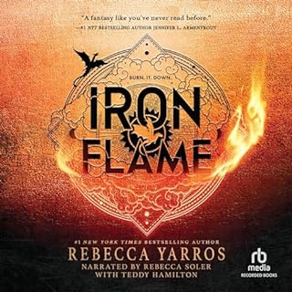 Iron Flame Audiolibro Por Rebecca Yarros arte de portada