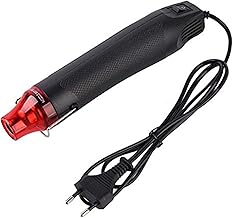 Xrten Pistola de Aire Caliente Profesional 300W Calor Herramientas para DIY, Retráctil PVC, Arcilla, Sello de Goma ect