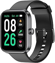 EURANS Smart Watch 45mm, AMOLED Fitness Watch with Heart Rate/Sleep Monitor Steps Calories Counter, IP68 Waterproof Activi...