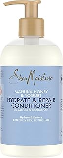 Shea Moisture SD21951 Manuka Honing & Yoghurt Hydraterende en herstellende conditioner, met mafura- en baobabolie, om extr...