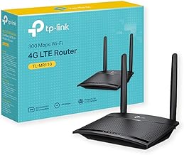 TP-Link TL-MR110 Routeur 4G LTE WiFi N300Mbps, 4G CAT4 Vitesse Jusqu'à 150Mbps, Box 4G SIM, Modem 4G, 2 x SMA pour Antenne...