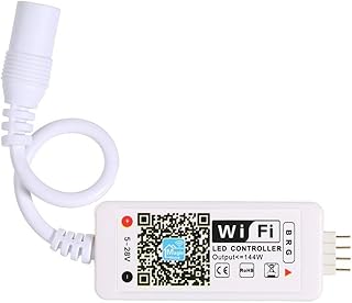 Magic Home Controlador wifi de fitas de LED do tipo RGB, controle remoto via wireless, controle de qualquer lugar com time...