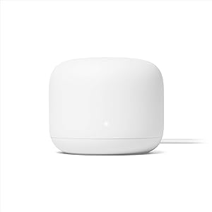 Google Nest Wifi - AC2200 - Mesh WiFi System - Wifi Router - 2200 Sq Ft Coverage - 1 pack