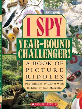 Hardcover I Spy Year Round Challenger: A Book of Picture Riddles Book