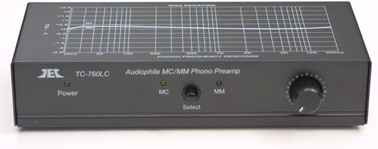 Phono Preamps TEC TC-760LC Black MM/MC w/Level Control; Includes Optional Premium HIGH Power AC Adaptor