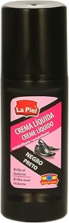 La Piel 135702 Crema Liquida Zapatos La Piel, Negra, 50ml