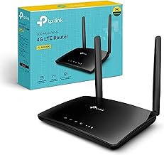 TP-Link Box 4G, Routeur 4G LTE 150Mbps Wifi N 300Mbps, 2 x SMA pour Antenne externe, 4 Ports Ethernet, Antennes amovibles,...