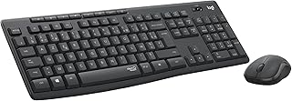 Logitech MK295 Silent ensemble souris et clavier sans fil avec technologie SilentTouch, pavé numérique taille standard, ré...