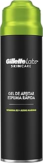 Gillette Labs Gel de Afeitar con Espuma Rápida, Refresca, Calmar y Protege Contra la Irritación de la Piel Durante el Afei...