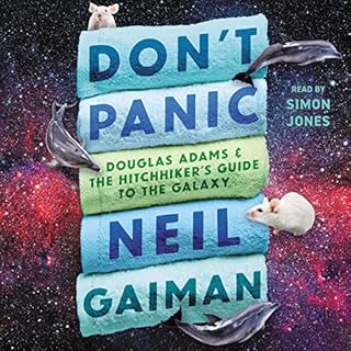 Don't Panic Audiolibro Por Neil Gaiman arte de portada