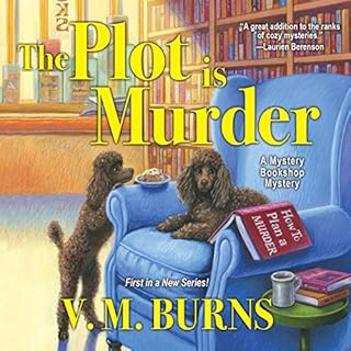 The Plot Is Murder Audiolibro Por V.M. Burns arte de portada