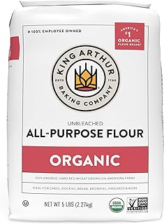 King Arthur Organic Artisan All Purpose Flour, 5 lb by King Arthur Flour