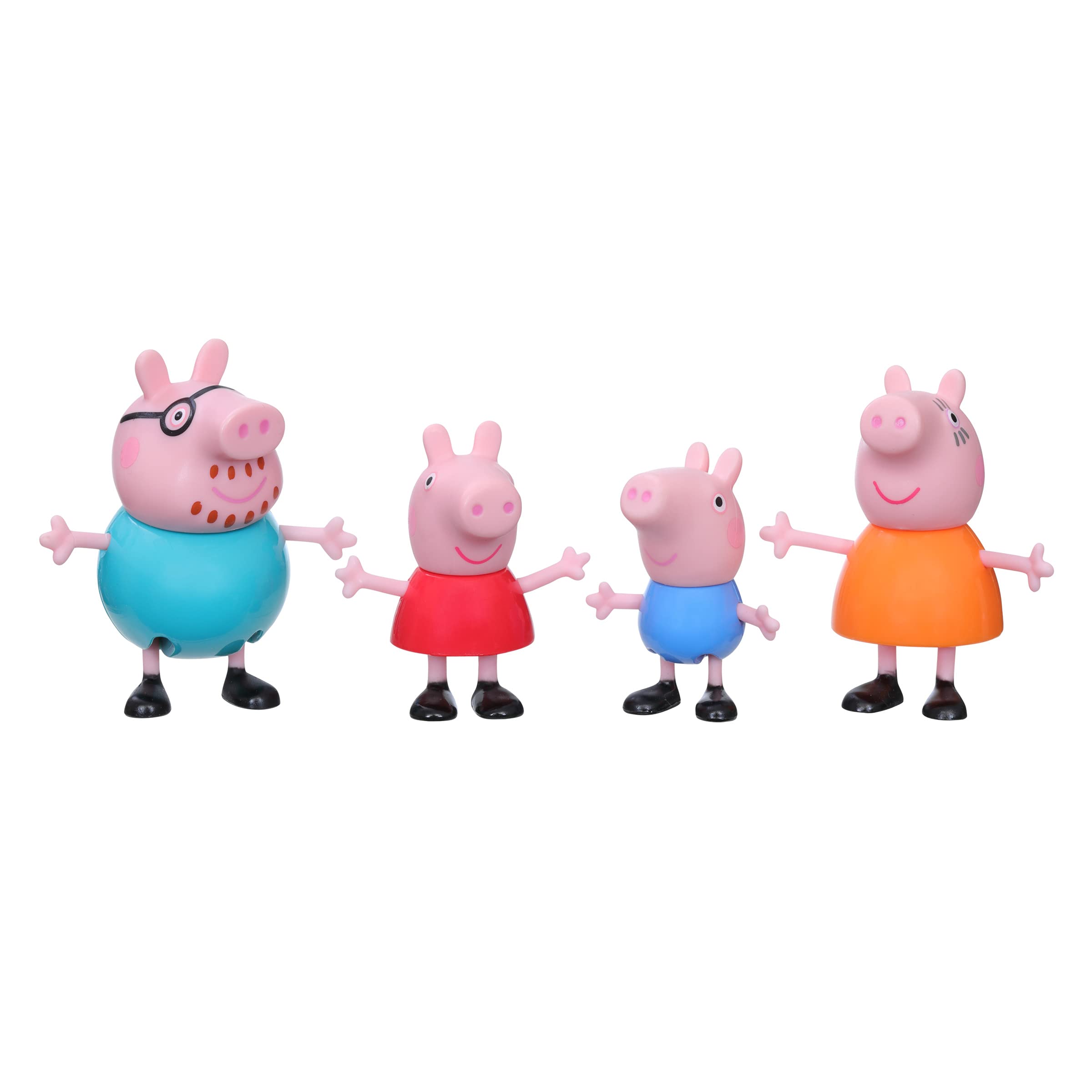 Buy Peppa Pig Peppa'S Adventures Peppa'S Family Figure 4-Pack Toy, 4 ...