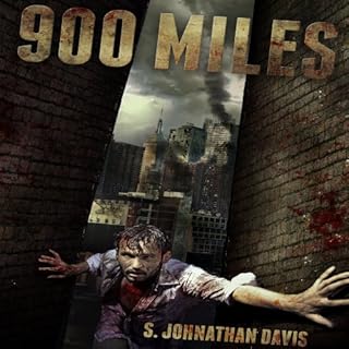 900 Miles Audiolibro Por S. Johnathan Davis arte de portada