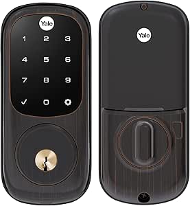 Yale Touchscreen Deadbolt with Z-Wave in Oil Rubbed Bronze