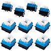 10X Romer G Mechanical Keyboard Switches Compatible for Logit G310 G810 G910 G613 GPro Keyboards (Blue)