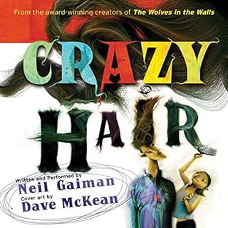 Crazy Hair Audiolibro Por Neil Gaiman arte de portada