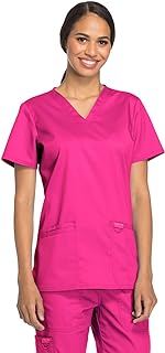 V-Neck Scrubs for Women Workwear Revolution, Soft Stretch, Easy Care WW620