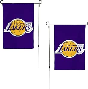 Desert Cactus Los Angeles Lakers Garden Flags LA Team NBA National Basketball Association Banner 100% Polyester (Design A)