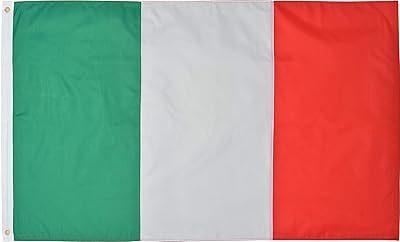 Italy Flag 3' x 5' Ft 210D Nylon Premium Outdoor Italian Flag