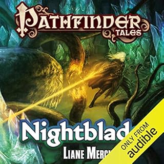 Nightblade Audiolibro Por Liane Merciel arte de portada