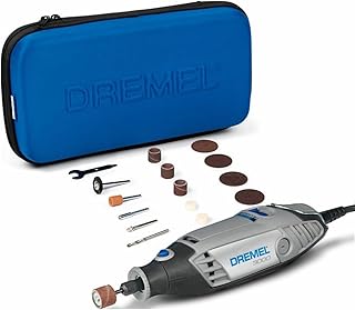 Dremel 3000 Rotary Tool 130 W, Multi Tool Kit with 15 Accessories, Variable Speed 10.000-33.000 RPM