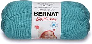 Bernat Softee Baby Yarn, 5 oz, Gauge 3 Light, Aqua