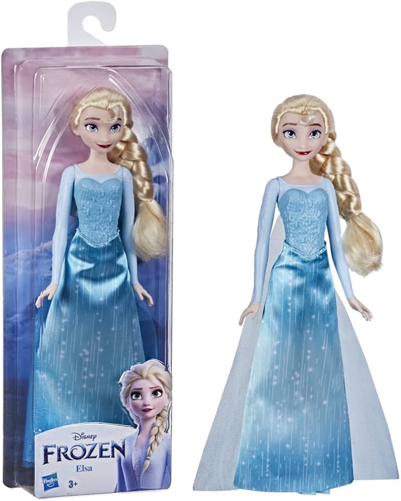 Amazon.com: Disney Frozen Shimmer Elsa Fashion Doll, Skirt, Shoes ...