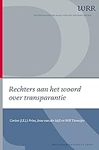 Rechters aan het woord over transparantie (WRR Webpublicatie; 68) (Dutch Edition)