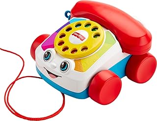 Fisher-Price Teléfono Carita Divertida, Juguete Educativo bebé +1 año (Mattel FGW66)