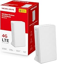 MERCUSYS MB110-4G TP-Link Routeur 4G WiFi N300Mbps, Box 4G SIM, 4G CAT4 Vitesse Jusqu'à 150Mbps, Configuration Facile, Clé...