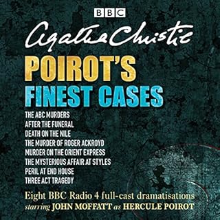 Poirot's Finest Cases Audiolibro Por Agatha Christie arte de portada