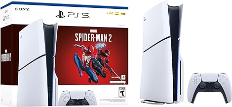 PlayStation 5 Console - Marvel’s Spider-Man 2 Bundle (slim) (Renewed)