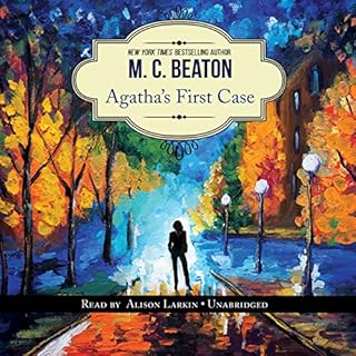 Agatha's First Case Audiolibro Por M. C. Beaton arte de portada