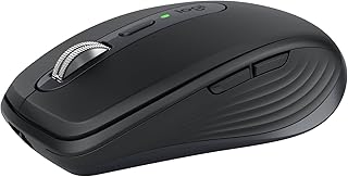 Logitech MX Anywhere 3S Souris Sans Fil Silencieuse, Compacte, Défilement Rapide, Suivi toute Surface en 8K DPI, Boutons P...