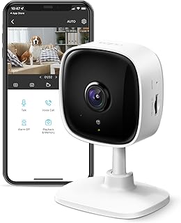 TP-Link Tapo 1080P Indoor Security Camera for Baby Monitor, Dog Camera w/Motion Detection, 2-Way Audio Siren, Night Visio...