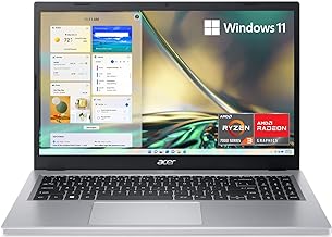 Acer Aspire 3 A315-24P-R7VH Slim Laptop | 15.6" Full HD IPS Display | AMD Ryzen 3 7320U Quad-Core Processor | AMD Radeon G...